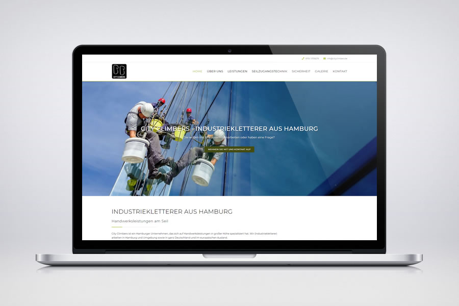 Website - Contao Referenz - City Climbers